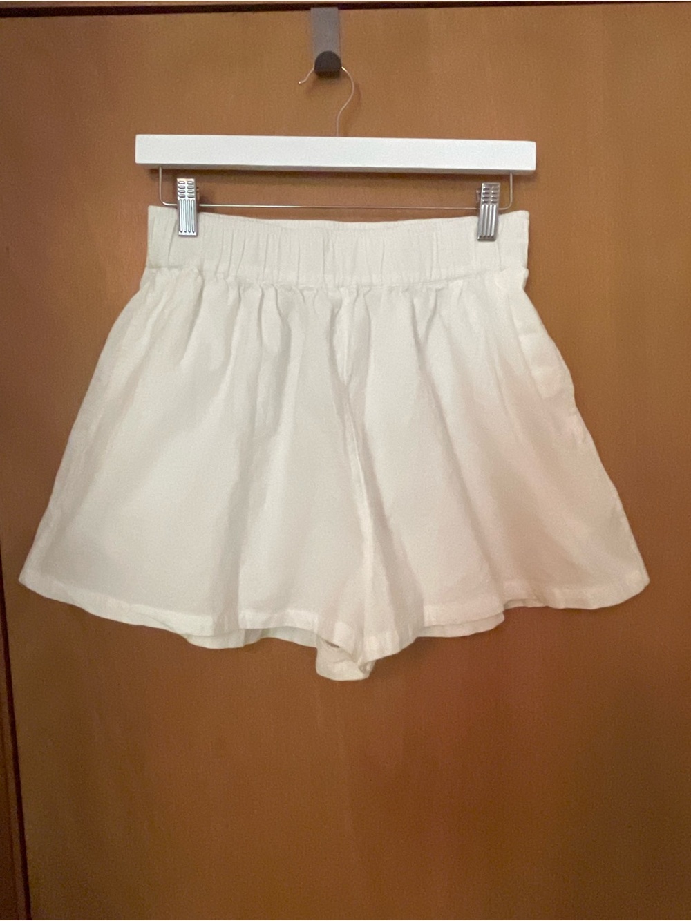 Free People White Cotton Shorts Size S